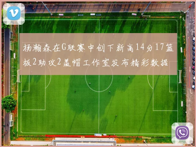 杨瀚森在G联赛中创下新高14分17篮板2助攻2盖帽工作室发布精彩数据海报